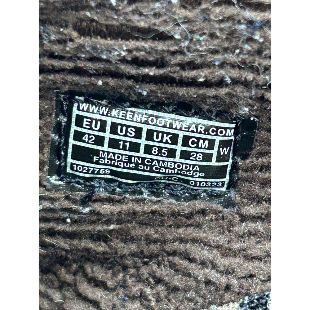 Keen Howser II Harvest Slippers Women Sz 11 Brown Multi Abstract Fleece Lined - Picture 6 of 14